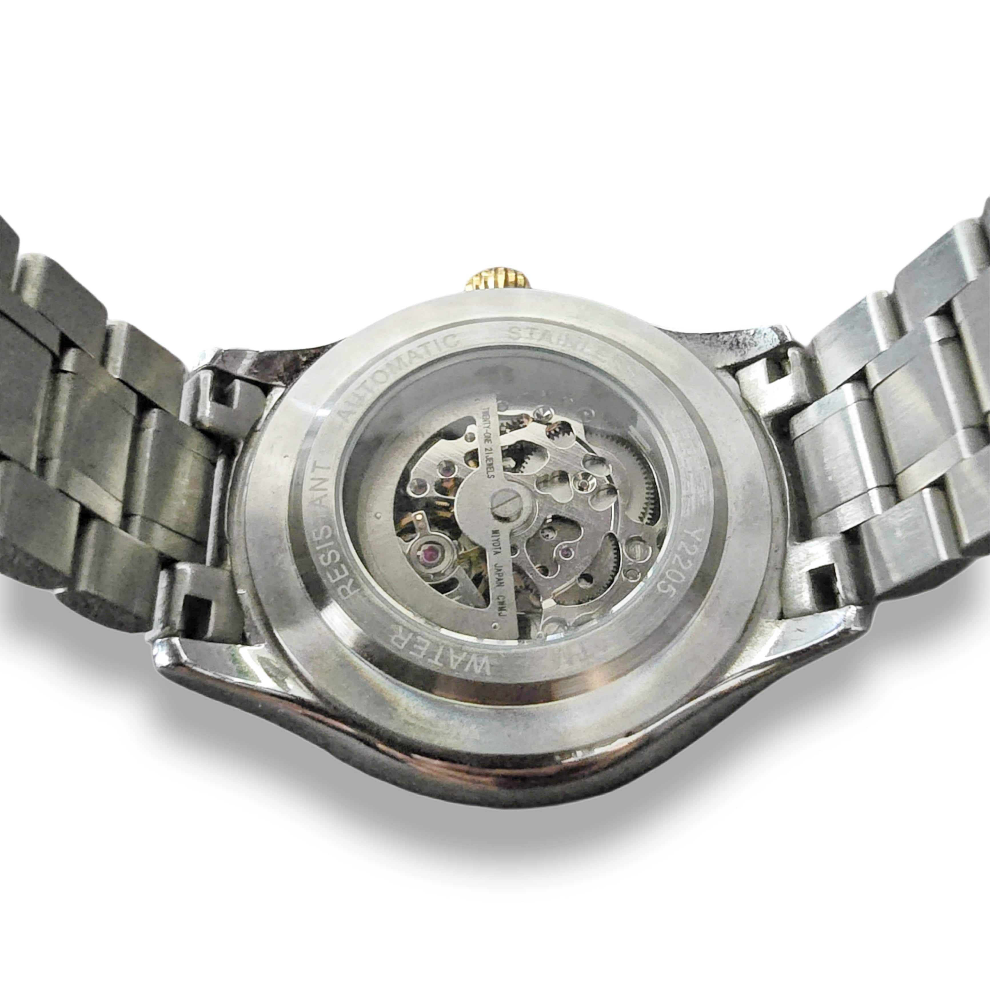 MVL "Double skull" automatic wrist watch Japan movement