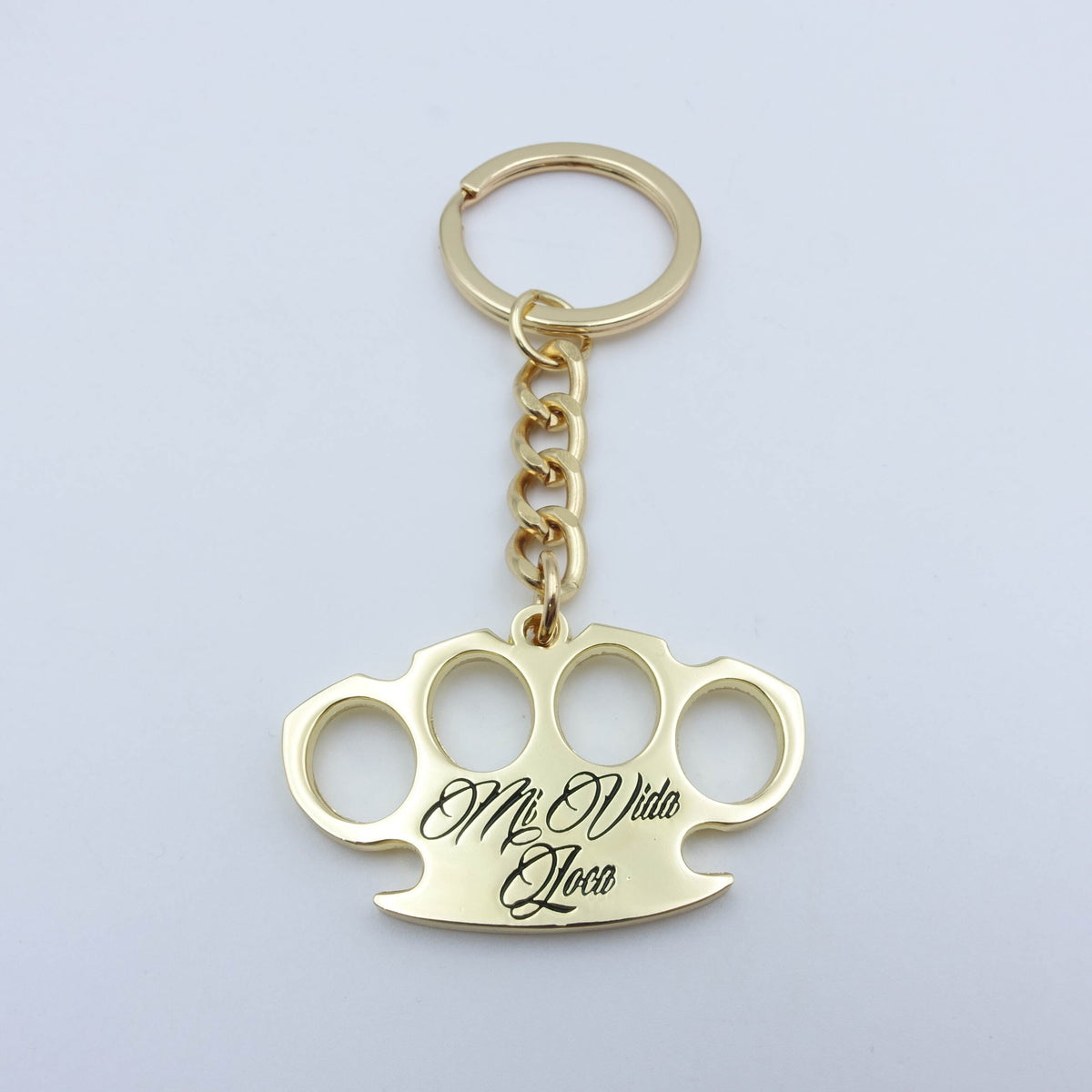 Porta-chaves MVL dourado