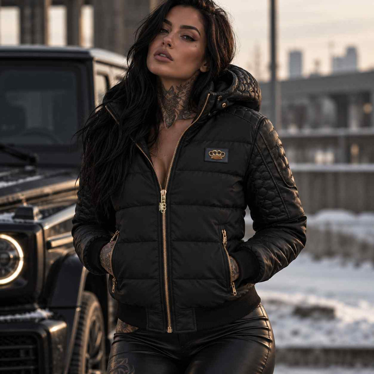 Tattooguns winter jacket - women