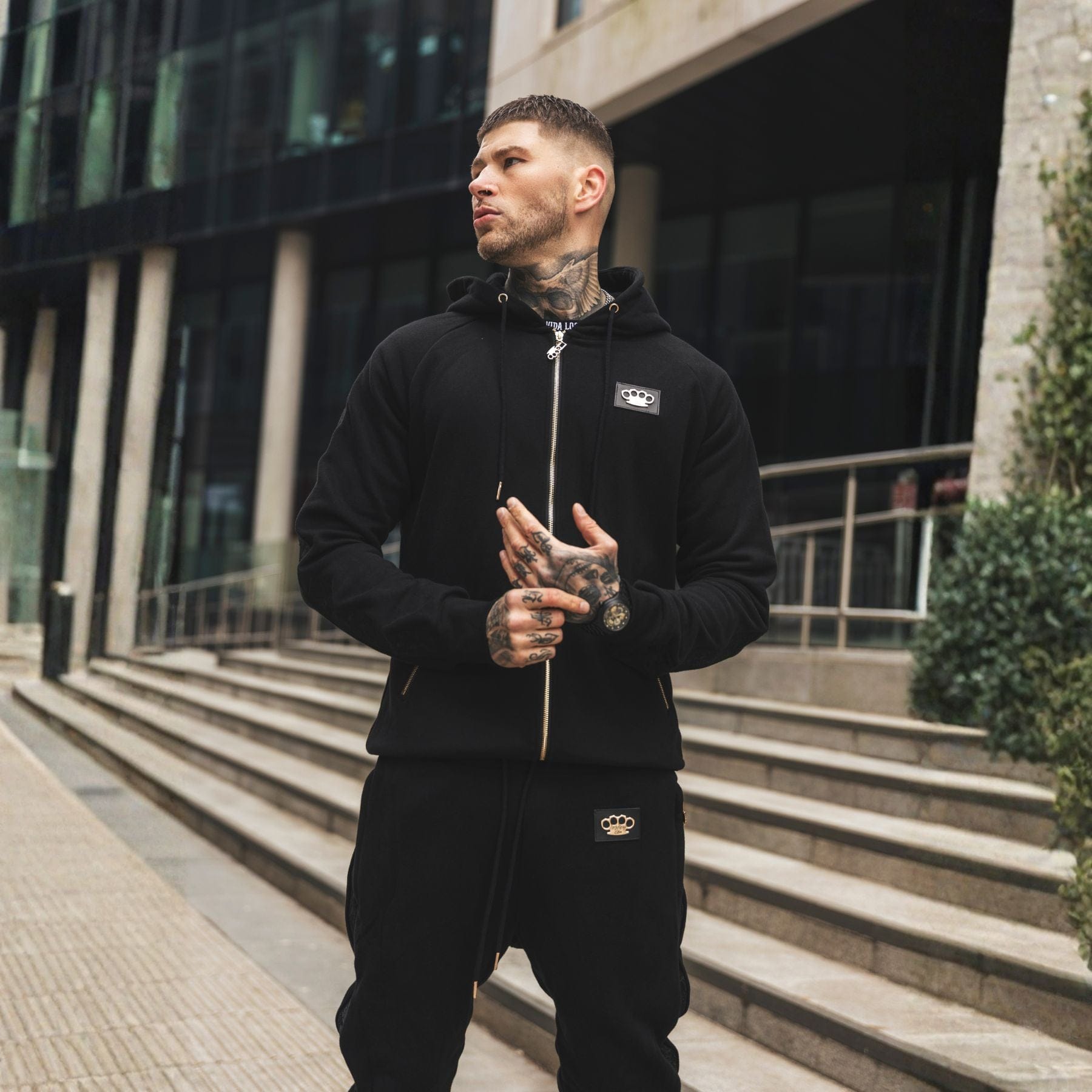 LFR Sports Suit Jogger - Black/Black