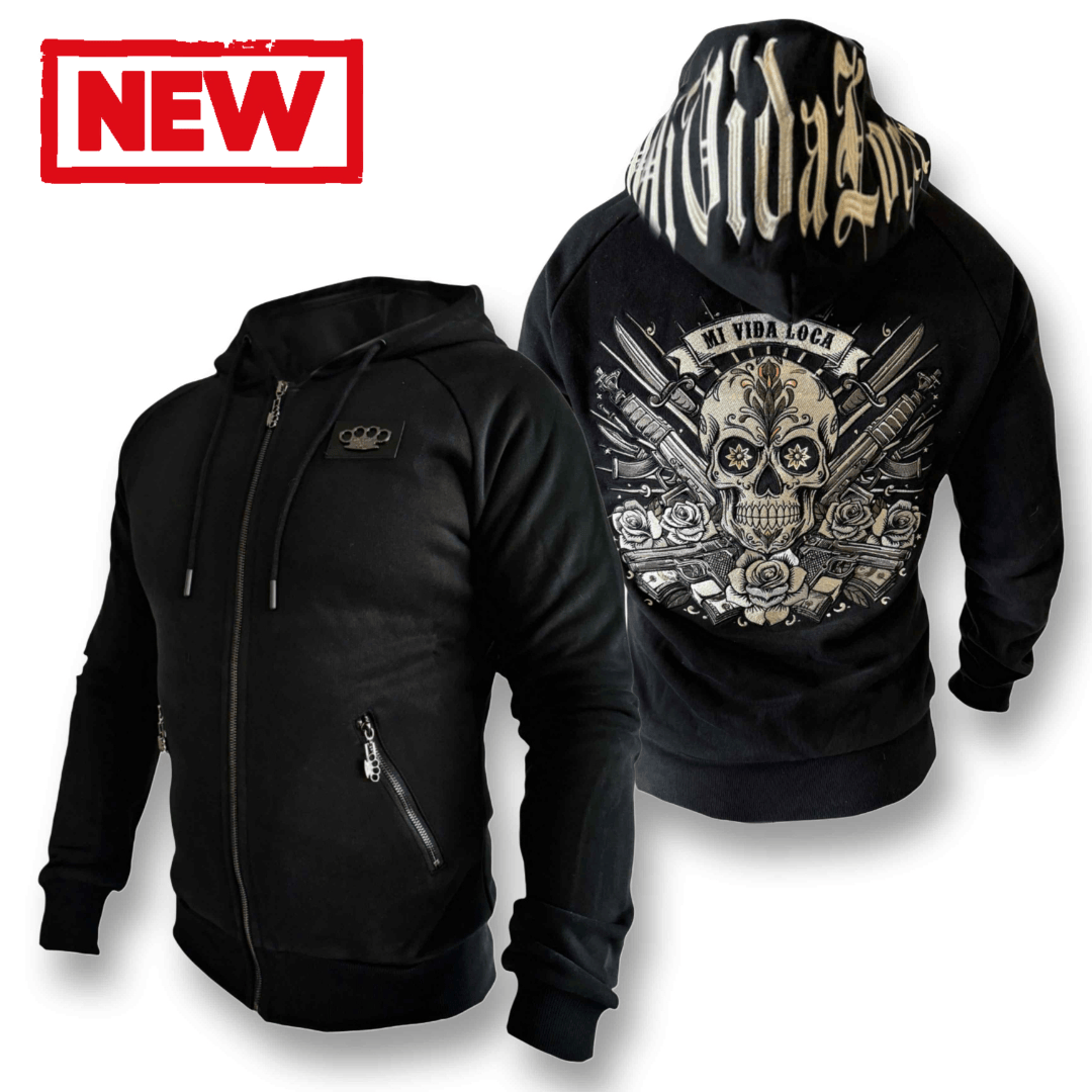 MVL Automatisk kraniet ur japansk bevægelse / stålrem sort/sort