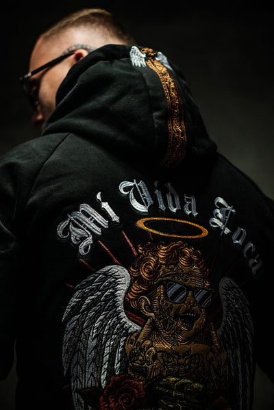 MVL "Final boss" hoodie - svart