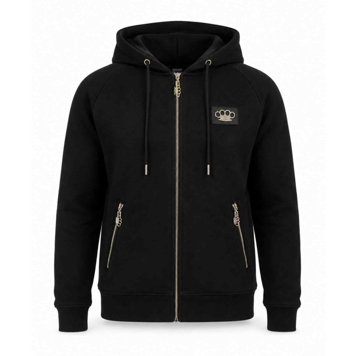 Sweat à capuche zippé « Trust nobody »