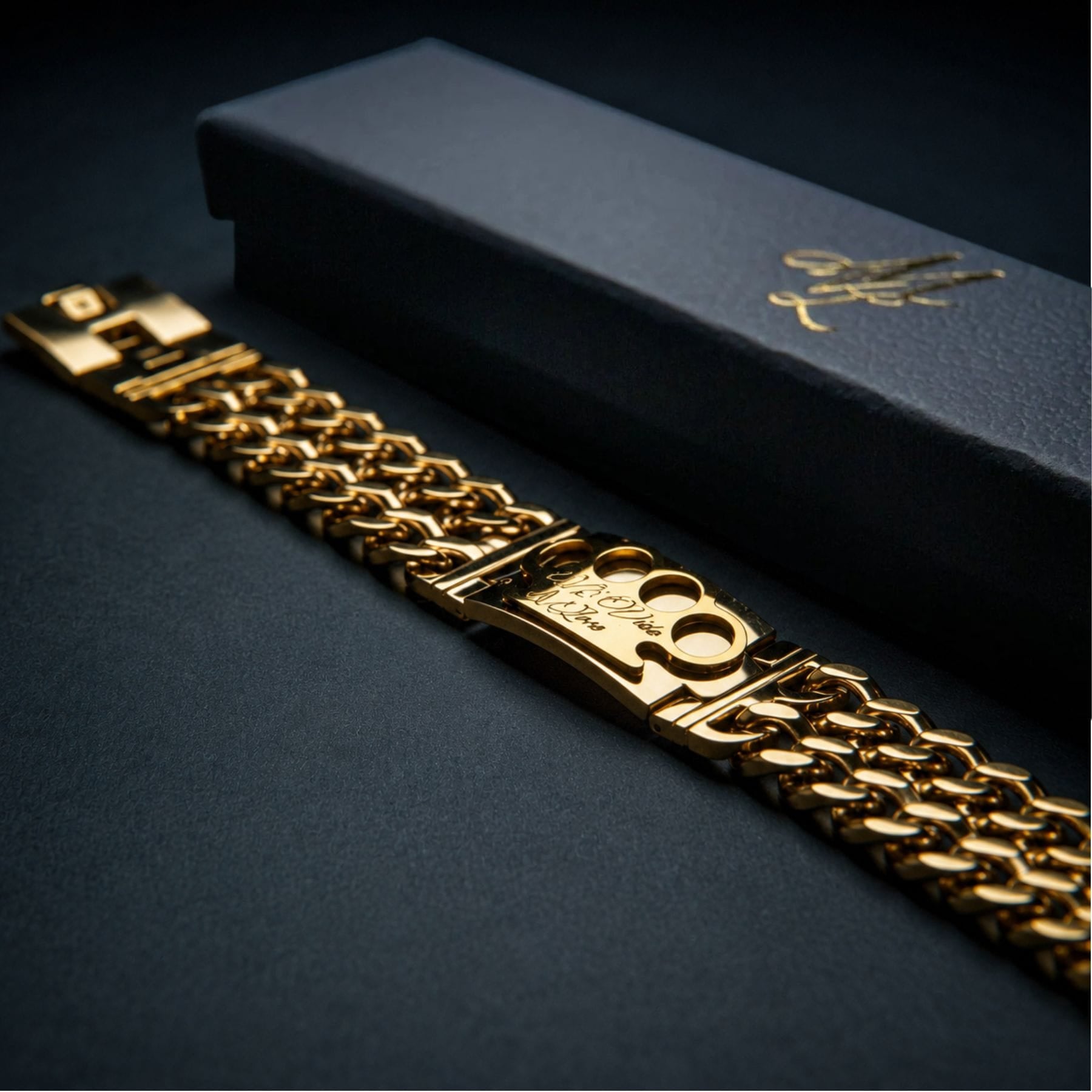 Pulseira MVL - Dourado/dourado