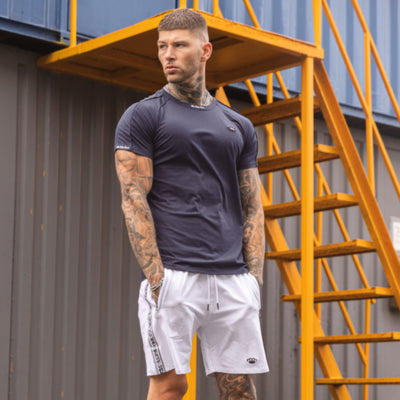 MVL Basic-skjorta - marinblå