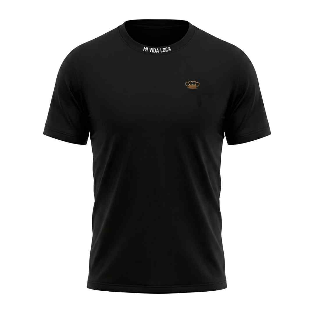 Camiseta bordada «No confíes en nadie»