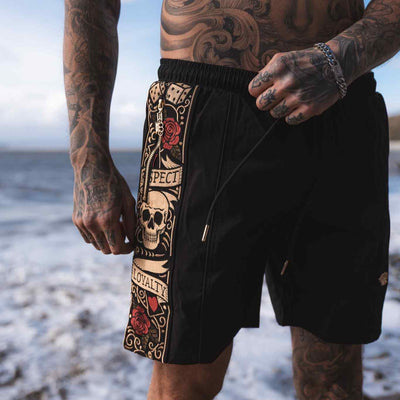 Short de bain LFR Jogger - noir/multicolore