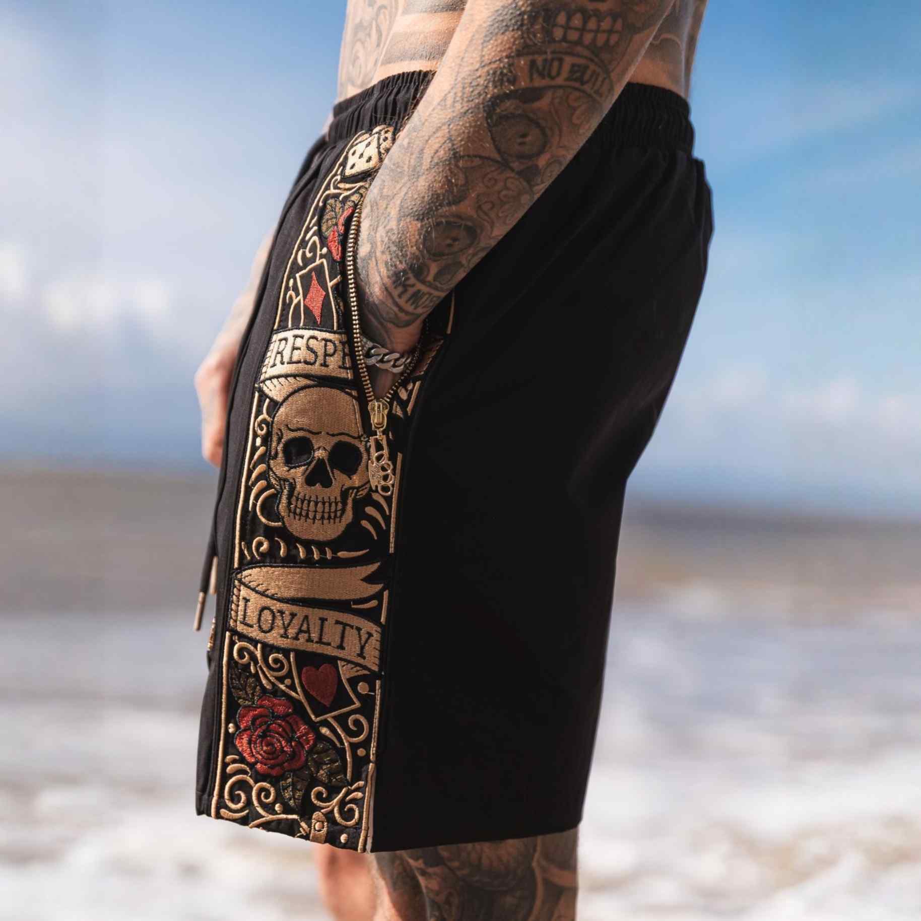 LFR jogger Swimming shorts - black/color
