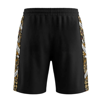 Calções de treino ornamentados Savage - pretos