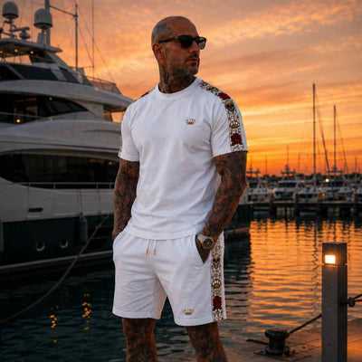 Short de jogging Calavera - blanc
