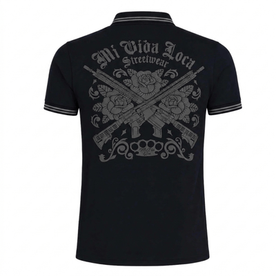 AR15 Polo Shirt - Black