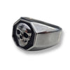 MVL 3D Skull ring - silver