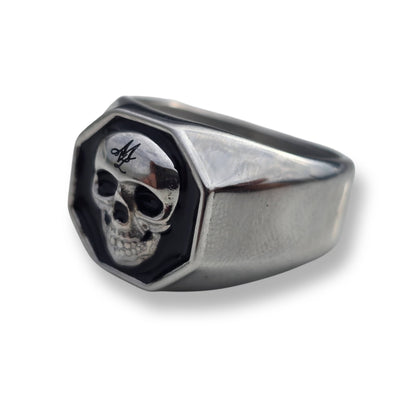 MVL 3D Skull ring - silver