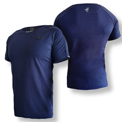 MVL Basic-skjorta - marinblå